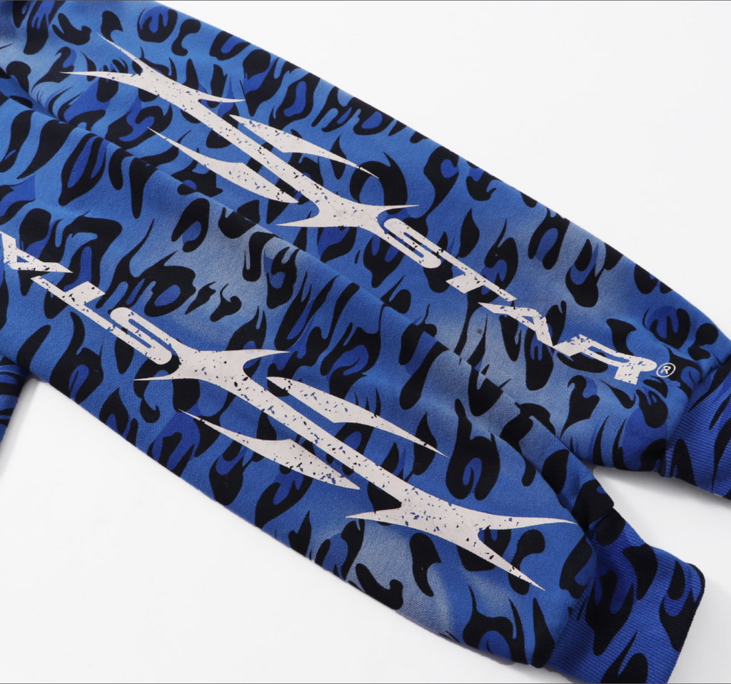 HOODIE ZIPPER HELLSTAR ANIMAL PRINT