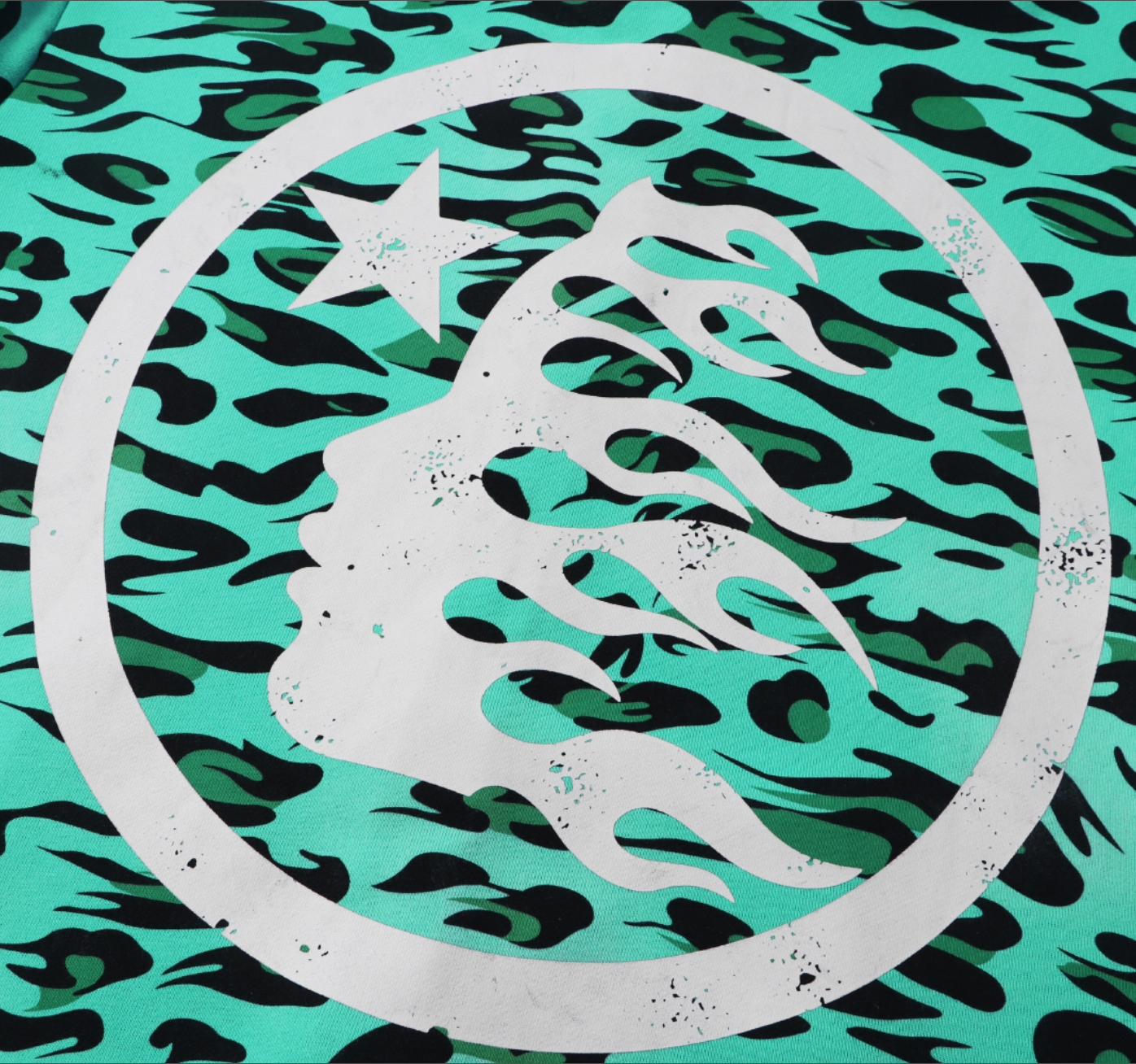 HOODIE ZIPPER HELLSTAR ANIMAL PRINT