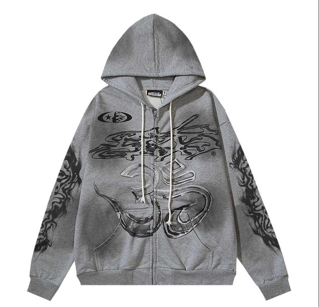 HOODIE ZIPPER HELLSTAR