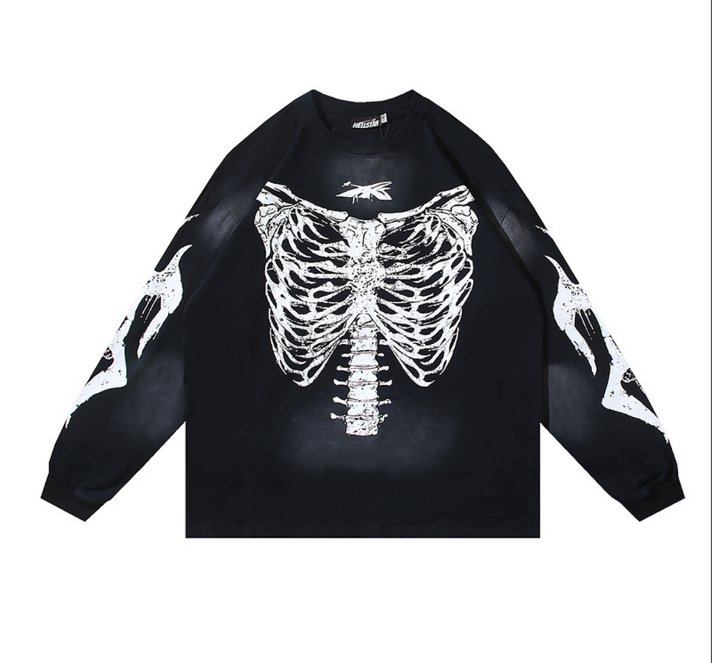 PLAYERA HELLSTAR SKELETON