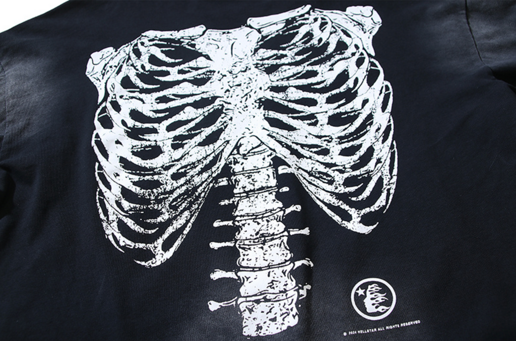 PLAYERA HELLSTAR SKELETON