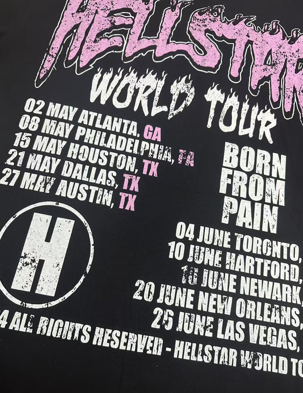 PLAYERA HELLSTAR WORLD TOUR