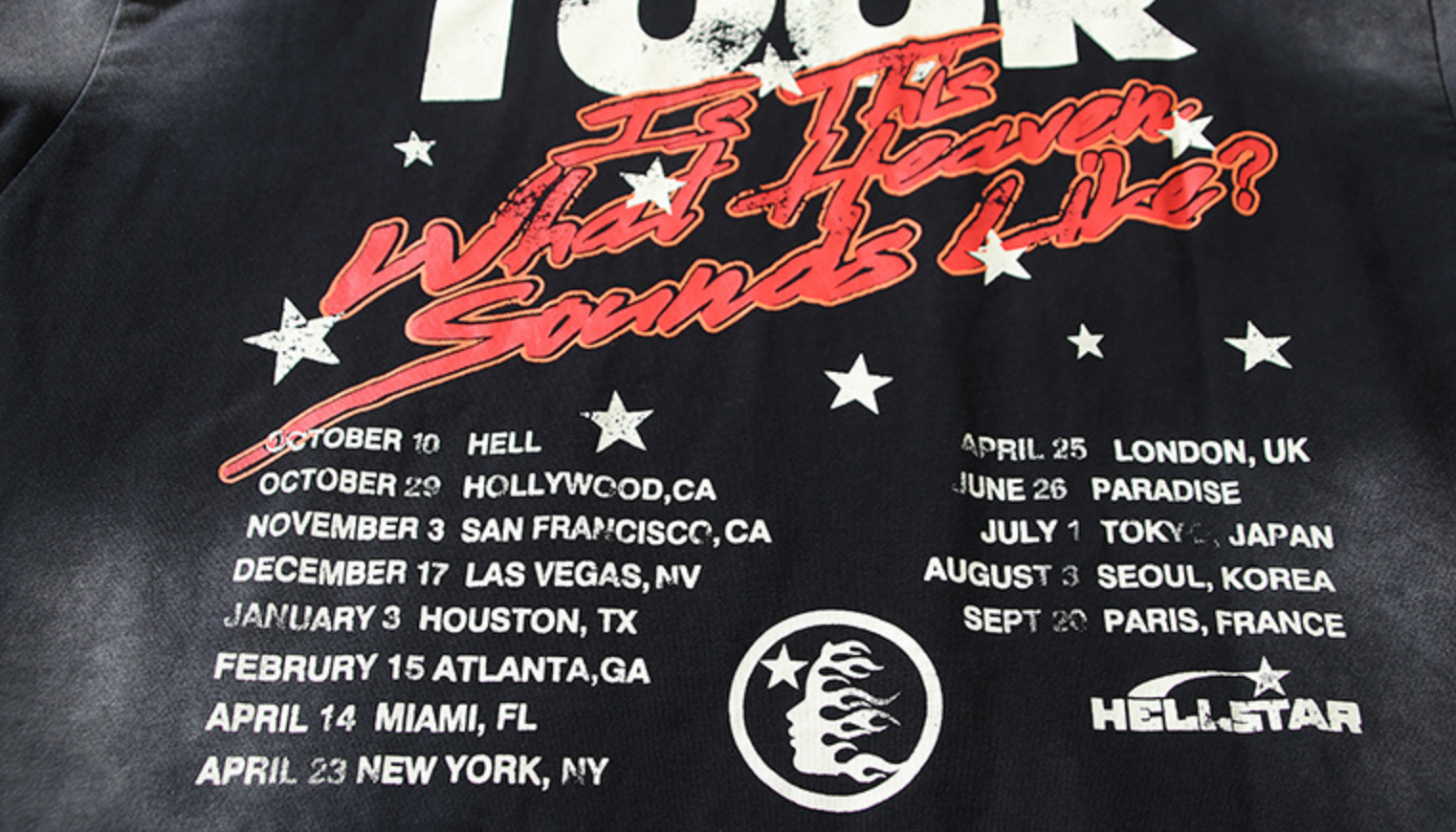 PLAYERA HELLSTAR TOUR