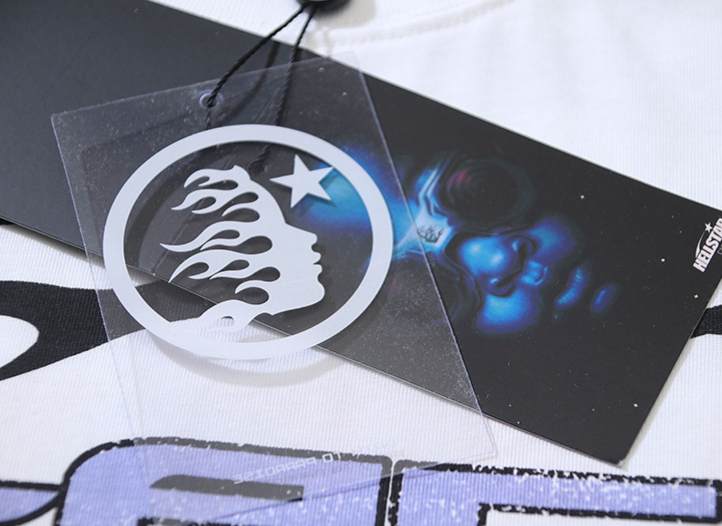 PLAYERA HELLSTAR BLACK STARS SHINE