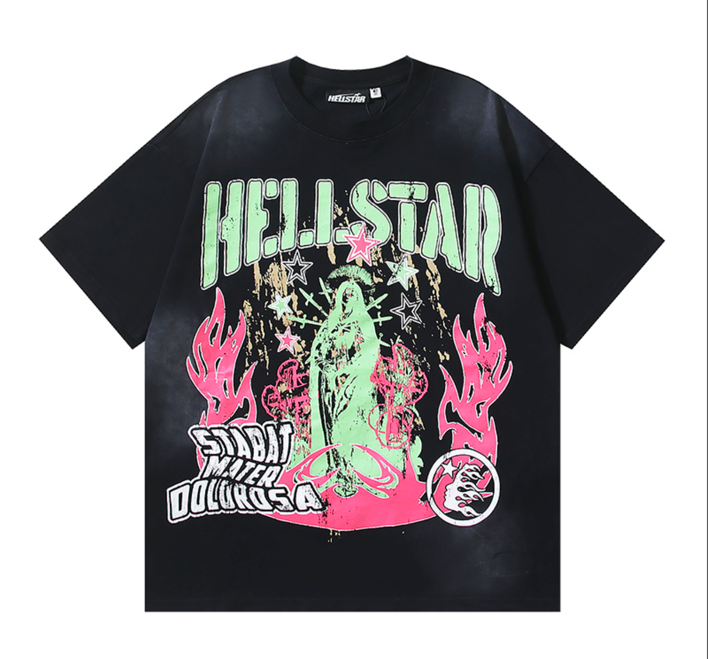 PLAYERA HELLSTAR GOD BLESS
