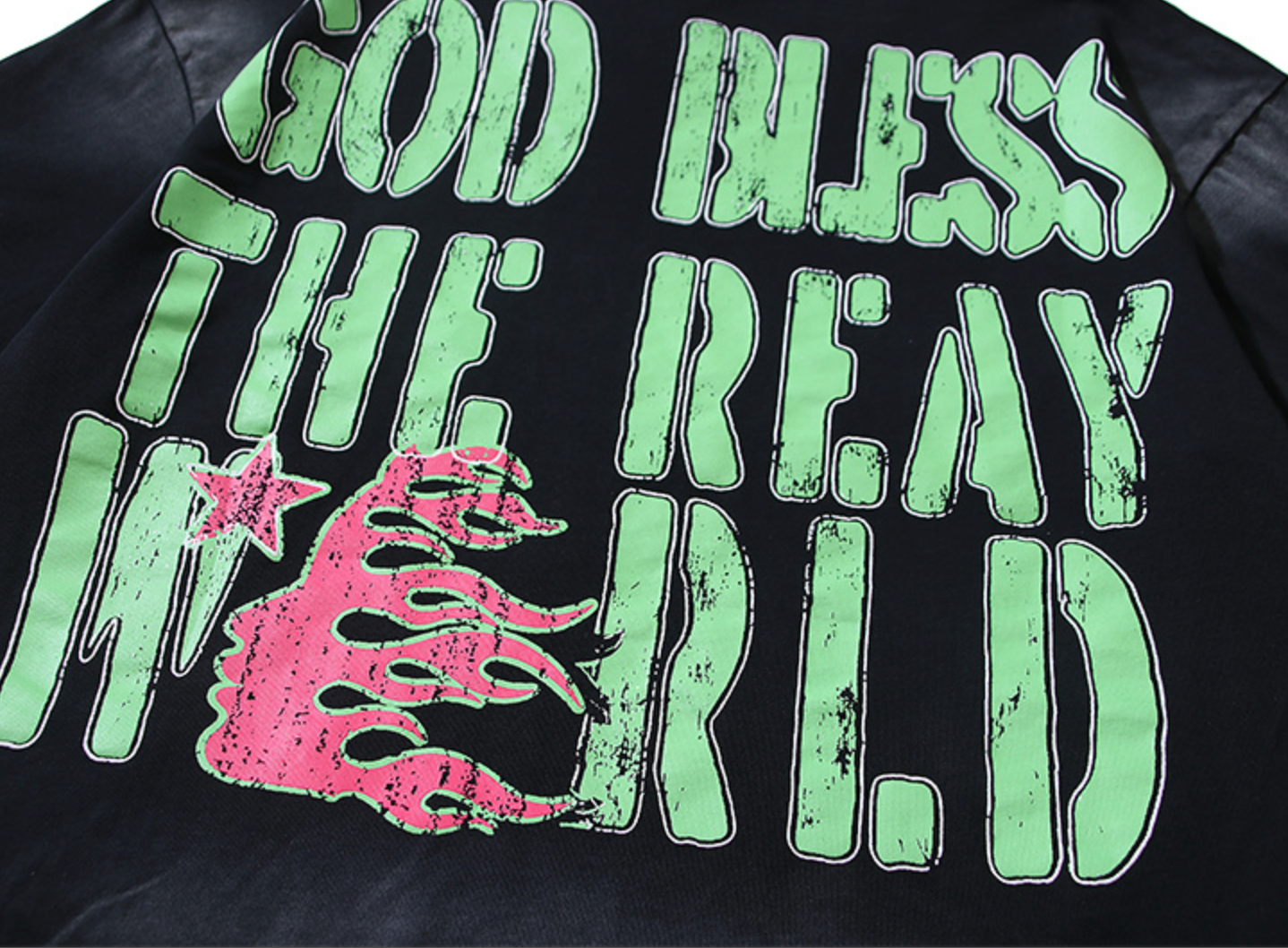 PLAYERA HELLSTAR GOD BLESS