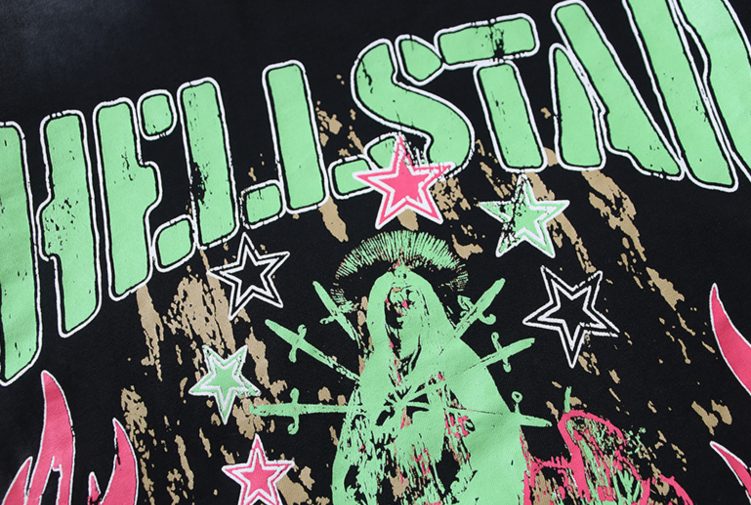 PLAYERA HELLSTAR GOD BLESS