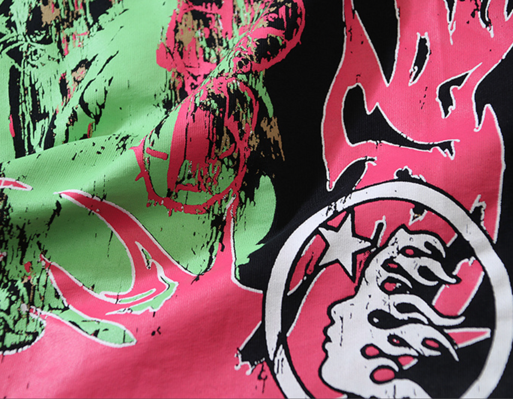 PLAYERA HELLSTAR GOD BLESS