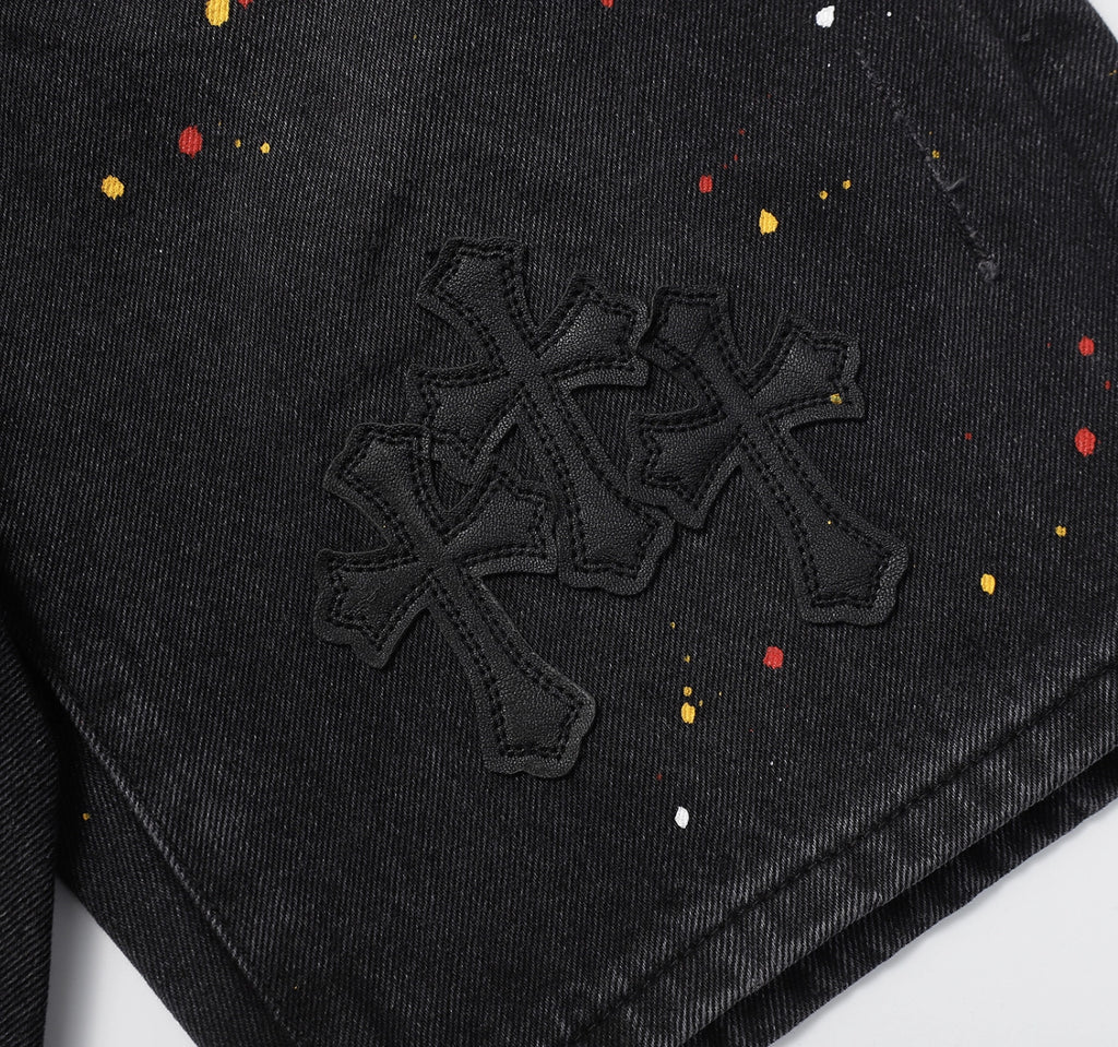 SHORT CHROME HEARTS