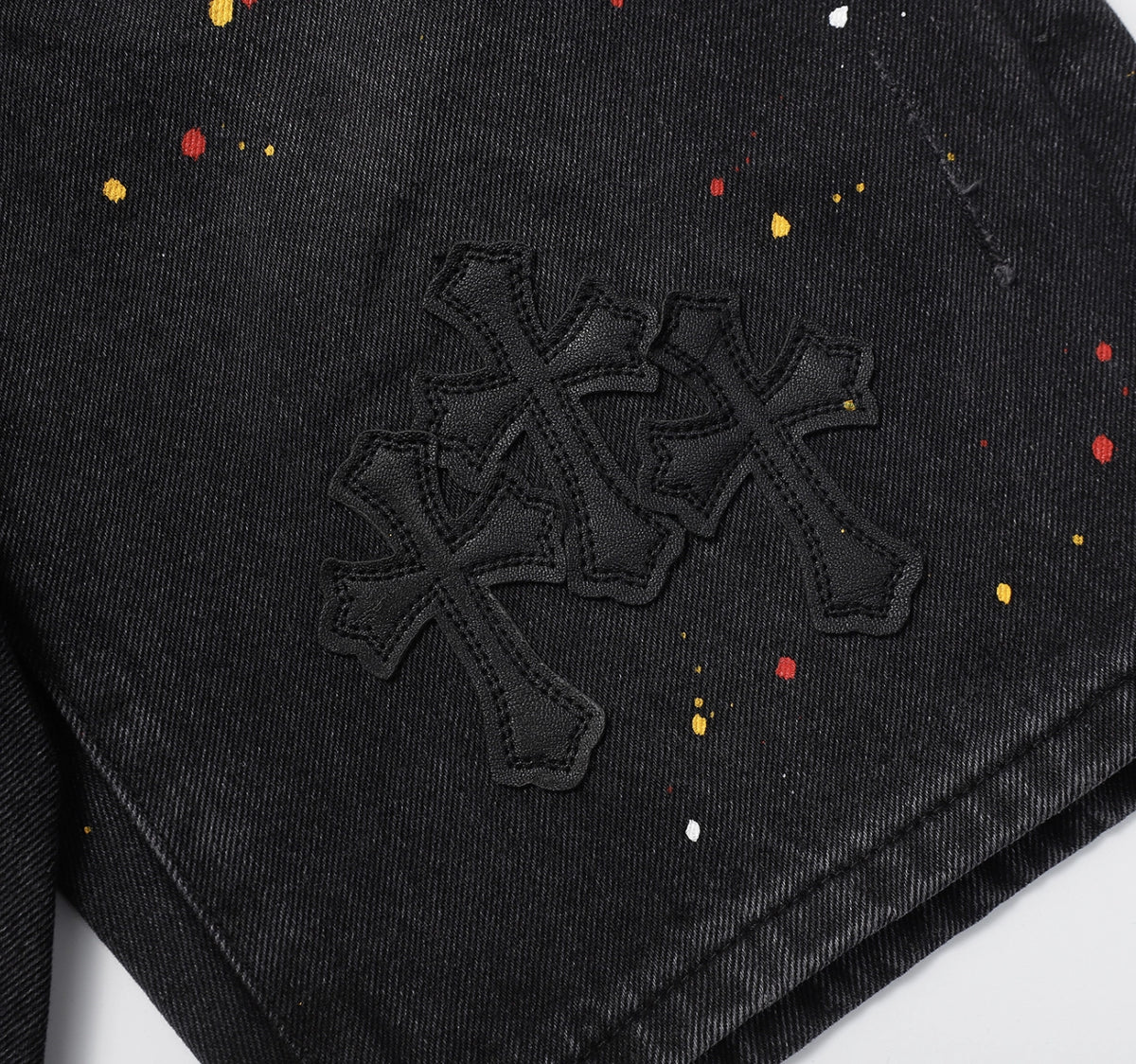 SHORT CHROME HEARTS
