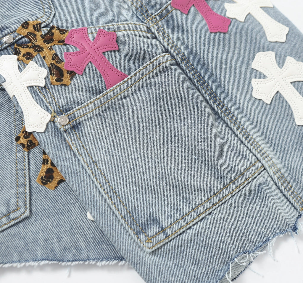 SHORT CHROME HEARTS