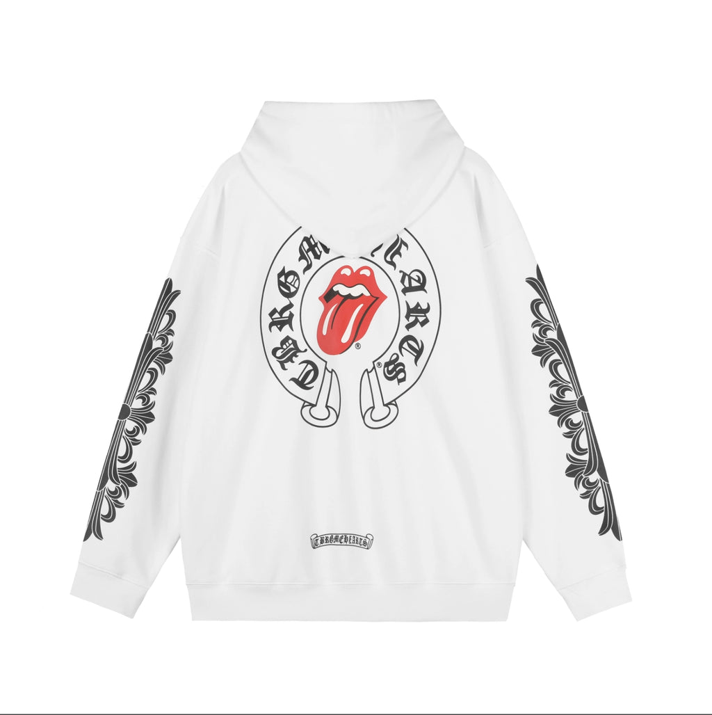 HOODIE ZIPPER CHROME HEARTS X THE ROLLING STONES