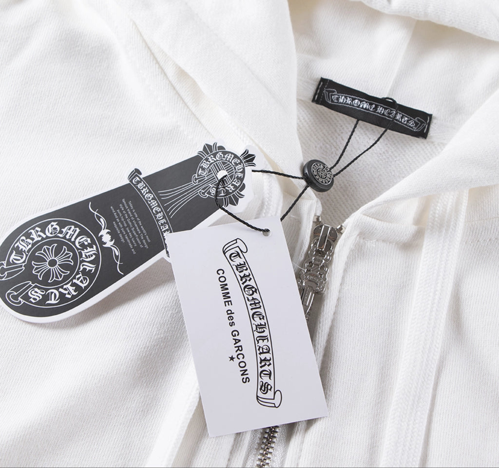 HOODIE ZIPPER CHROME HEARTS X ROLLING STONES