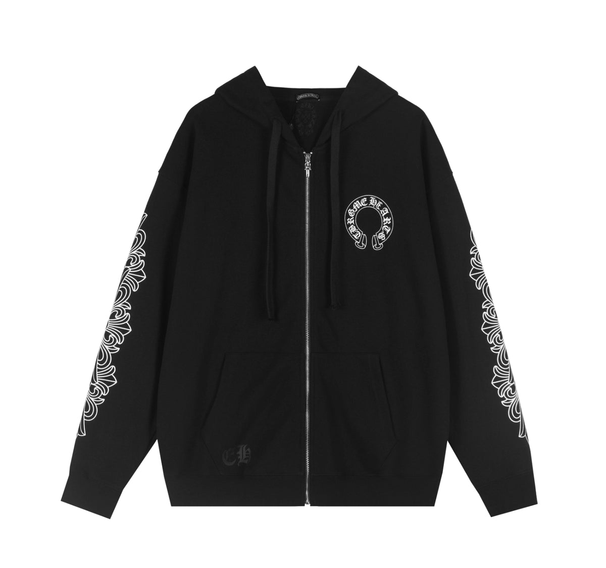 HOODIE ZIPPER CHROME HEARTS