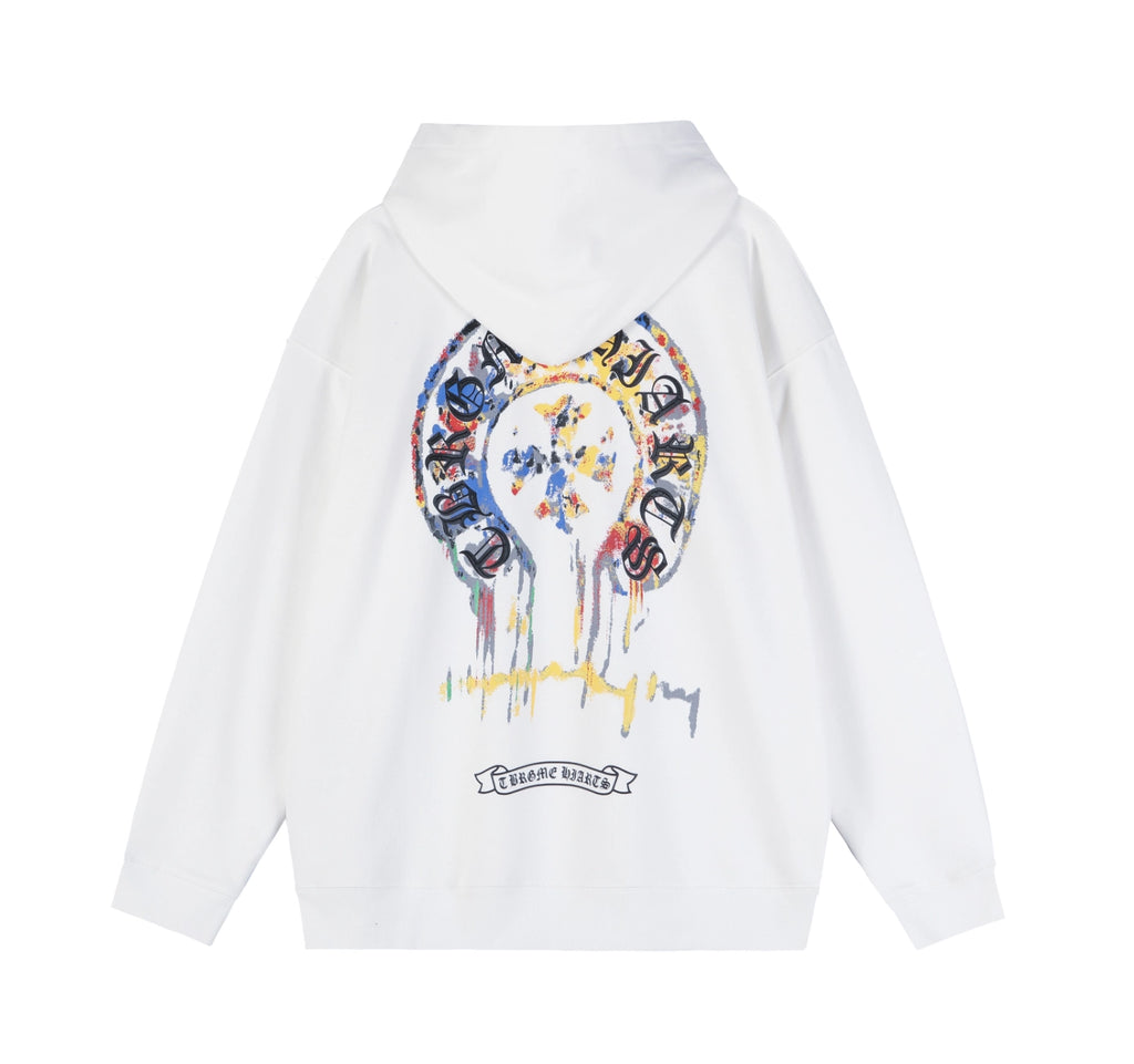 HOODIE CHROME HEARTS PAINT