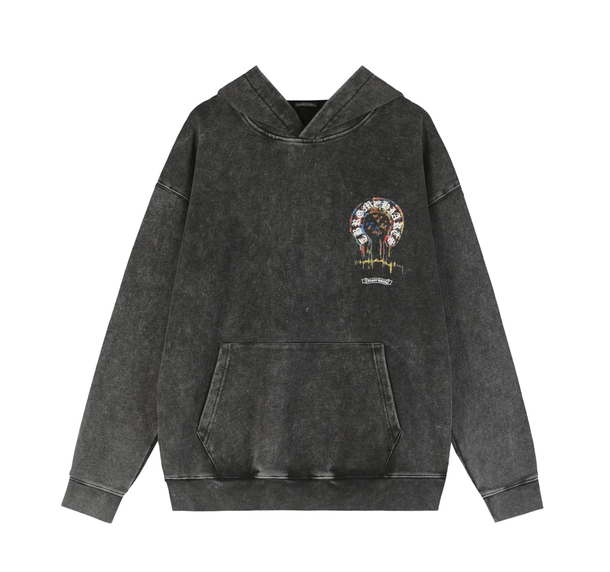 HOODIE CHROME HEARTS PAINT