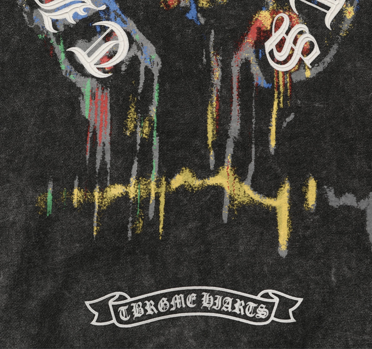 HOODIE CHROME HEARTS PAINT