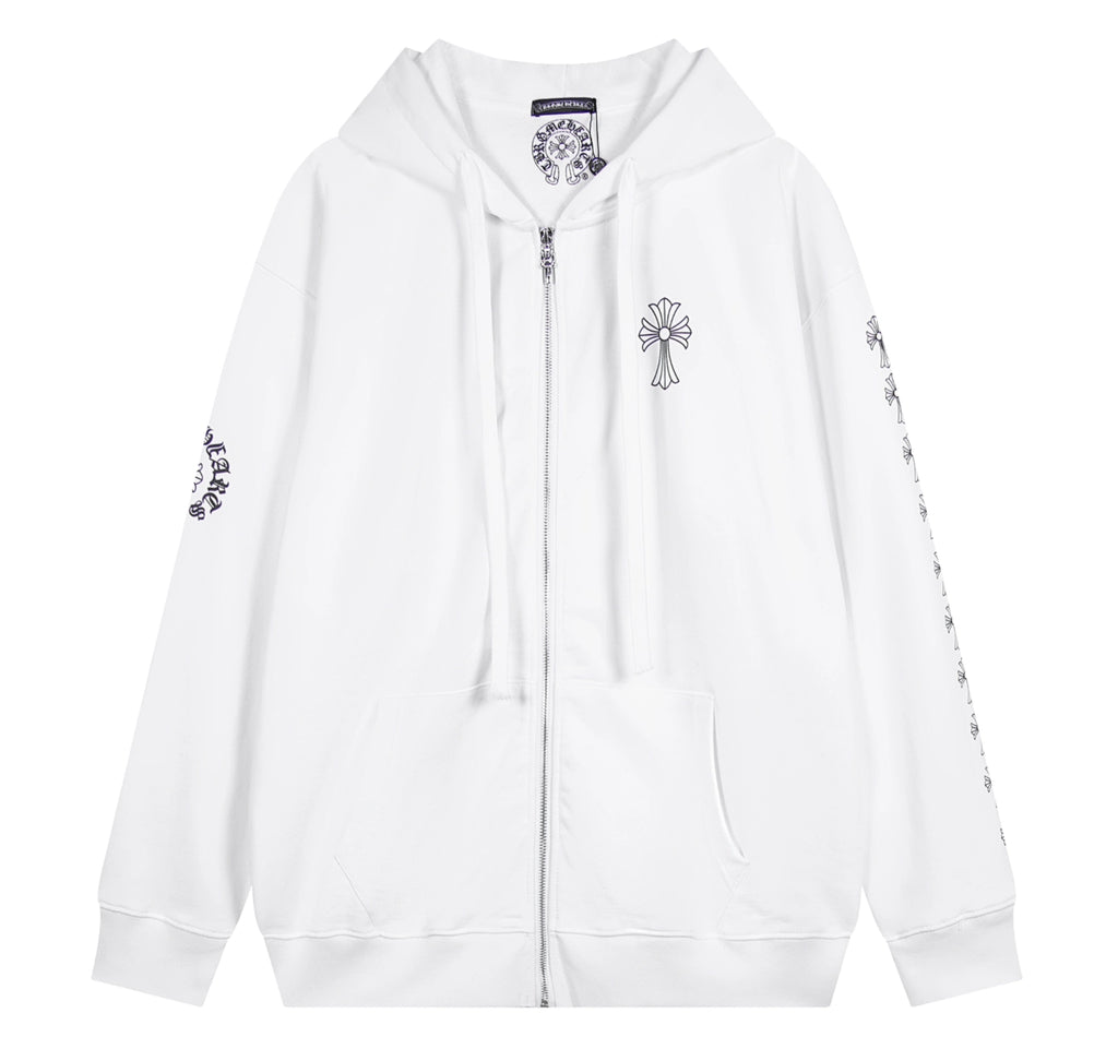 HOODIE ZIPPER CHROME HEARTS