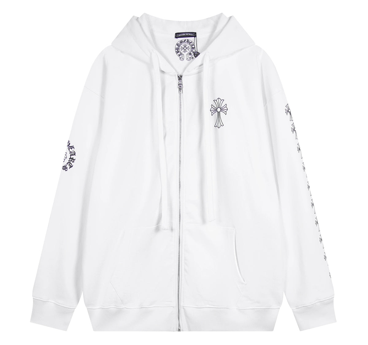 HOODIE ZIPPER CHROME HEARTS
