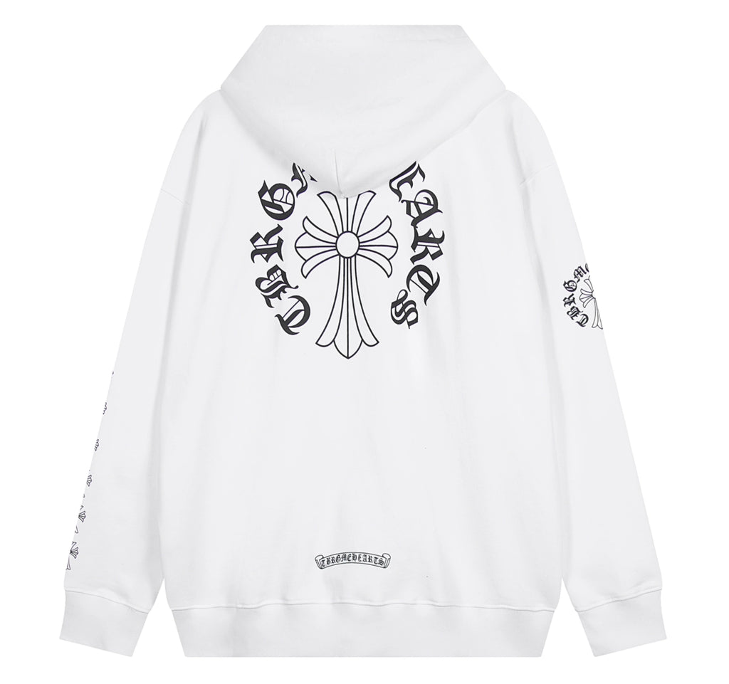 HOODIE ZIPPER CHROME HEARTS