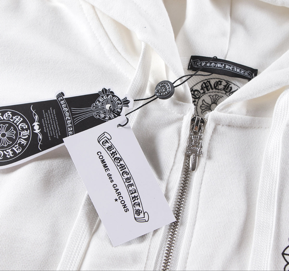 HOODIE ZIPPER CHROME HEARTS