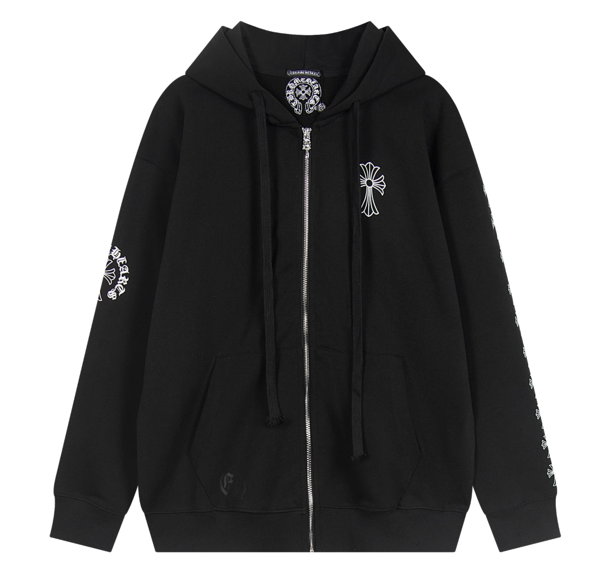 HOODIE ZIPPER CHROME HEARTS