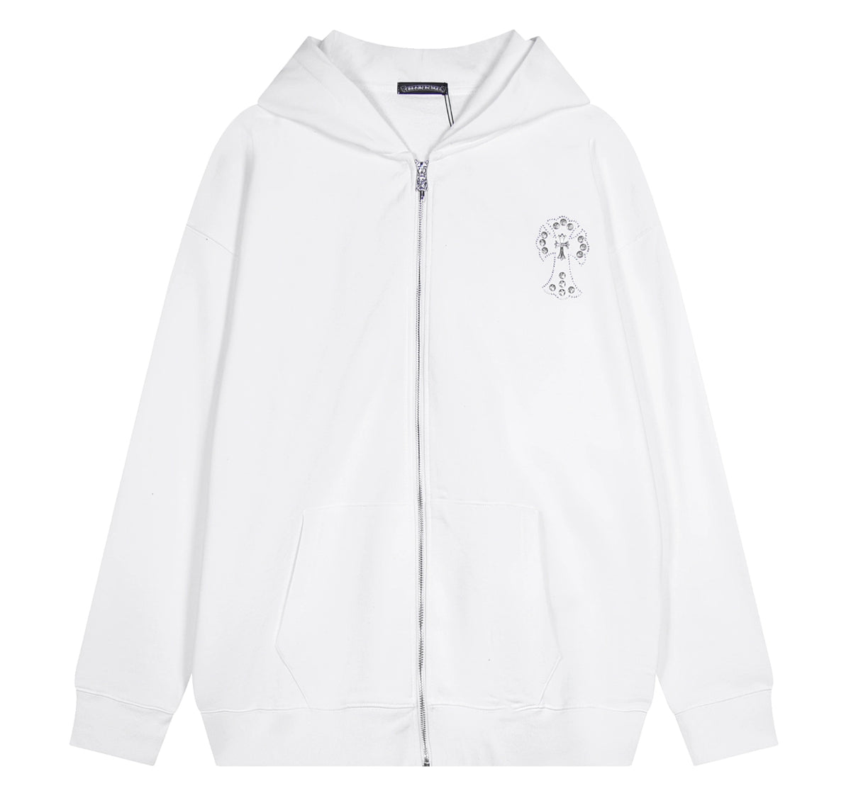 HOODIE ZIPPER CHROME HEARTS VVS