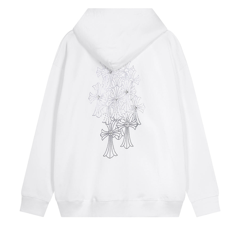 HOODIE ZIPPER CHROME HEARTS VVS