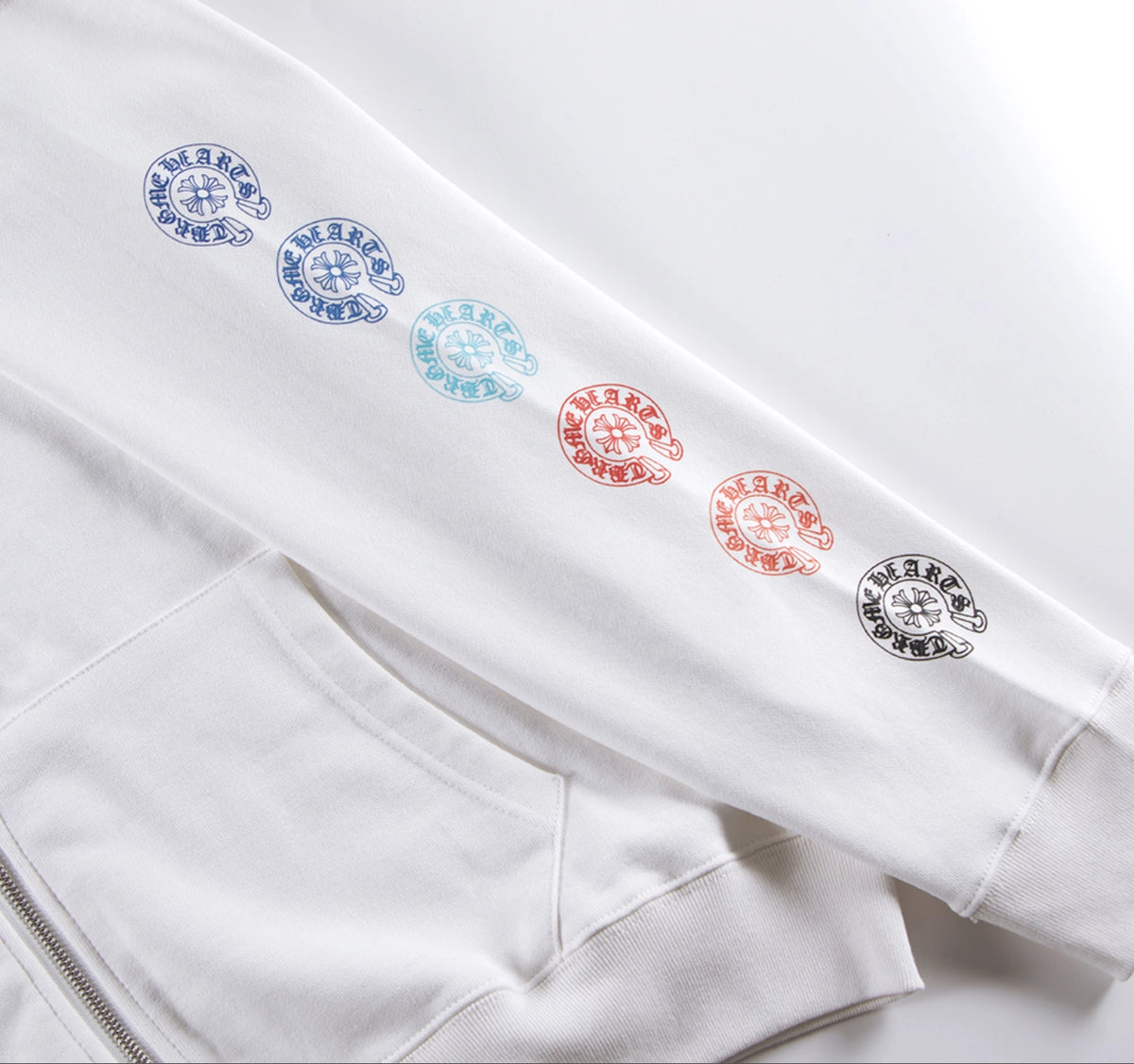 HOODIE ZIPPER CHROME HEARTS