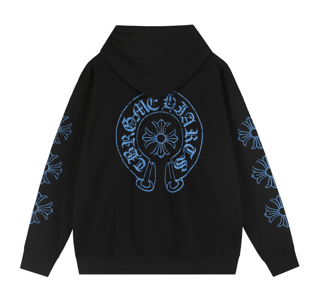 HOODIE ZIPPER CHROME HEARTS