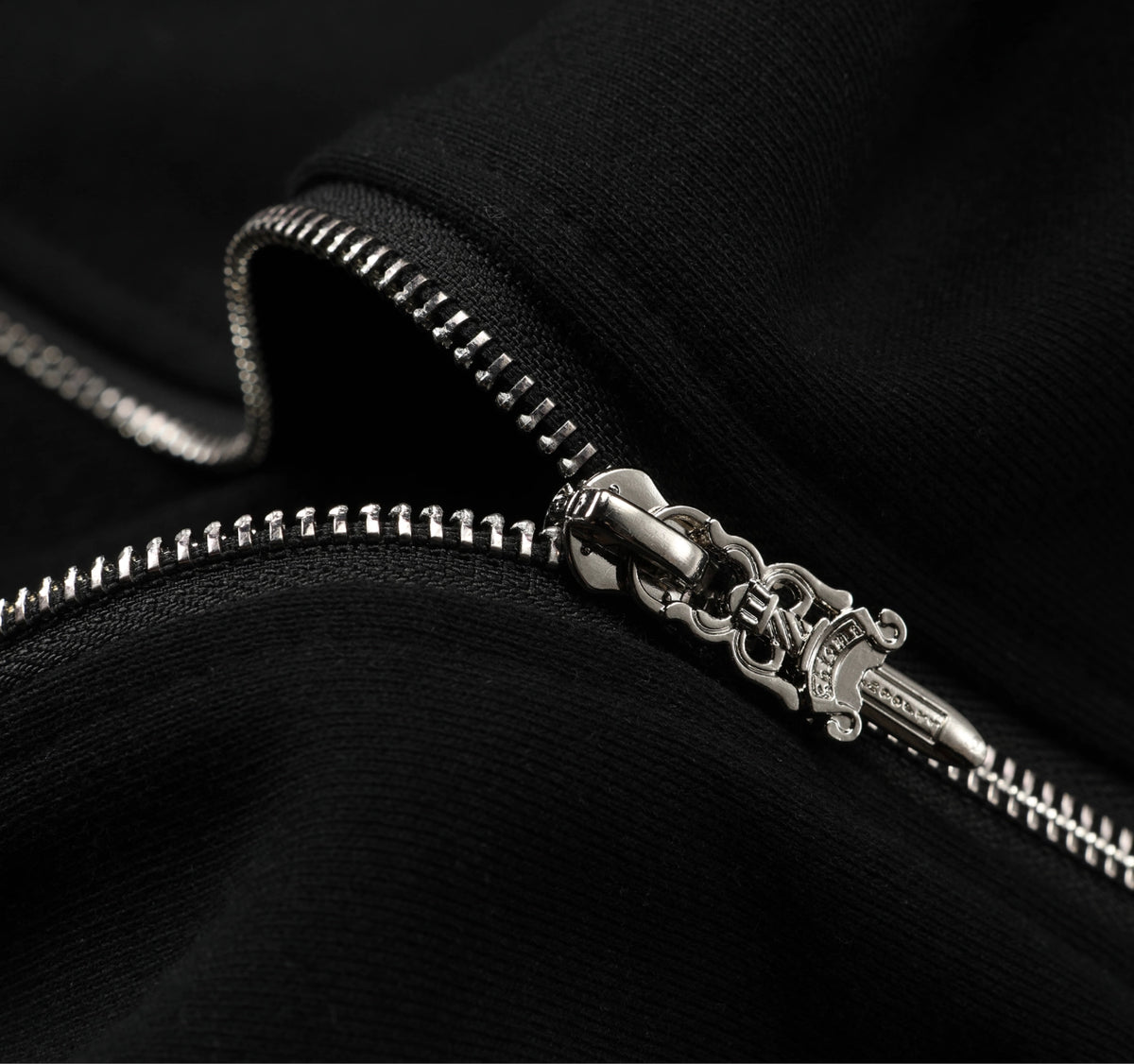 HOODIE ZIPPER CHROME HEARTS
