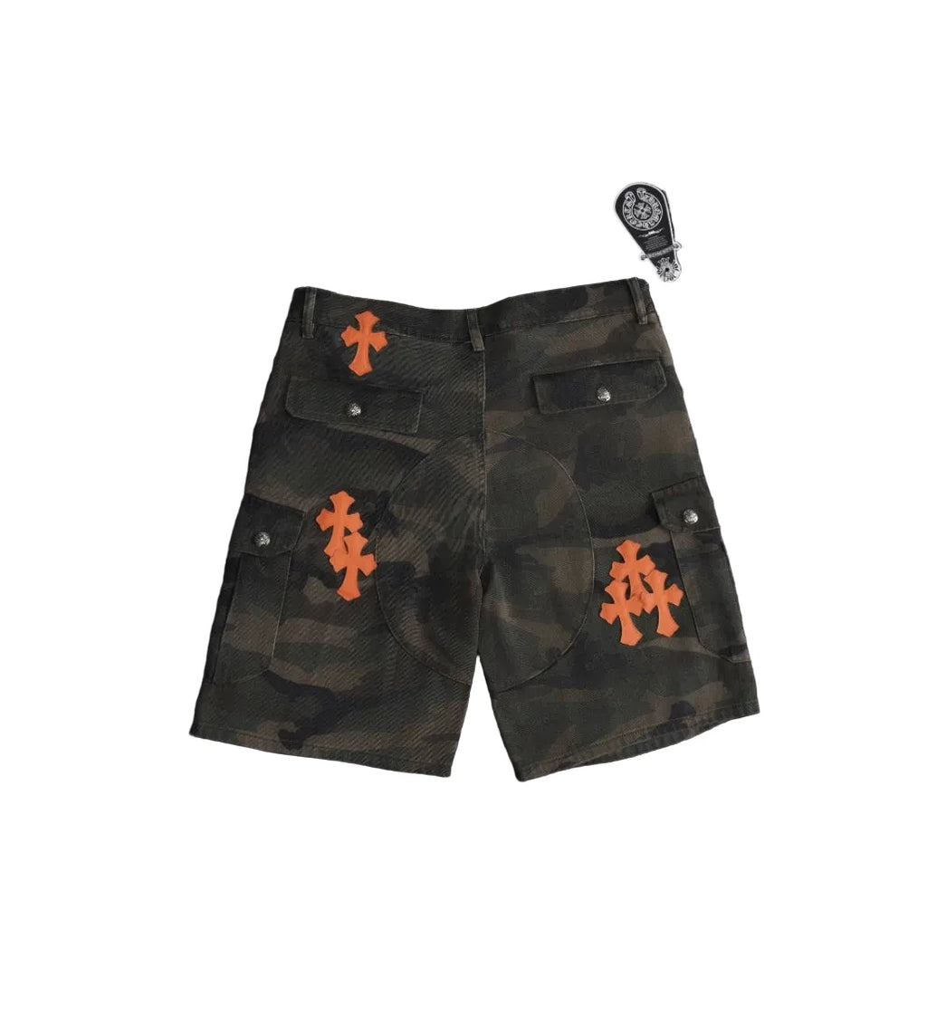 SHORT CAMO CHROME HEARTS