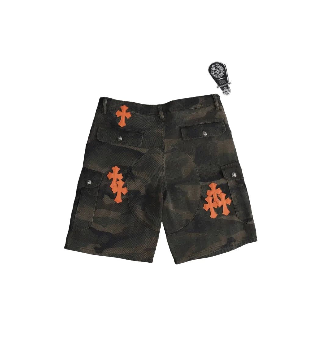 SHORT CAMO CHROME HEARTS