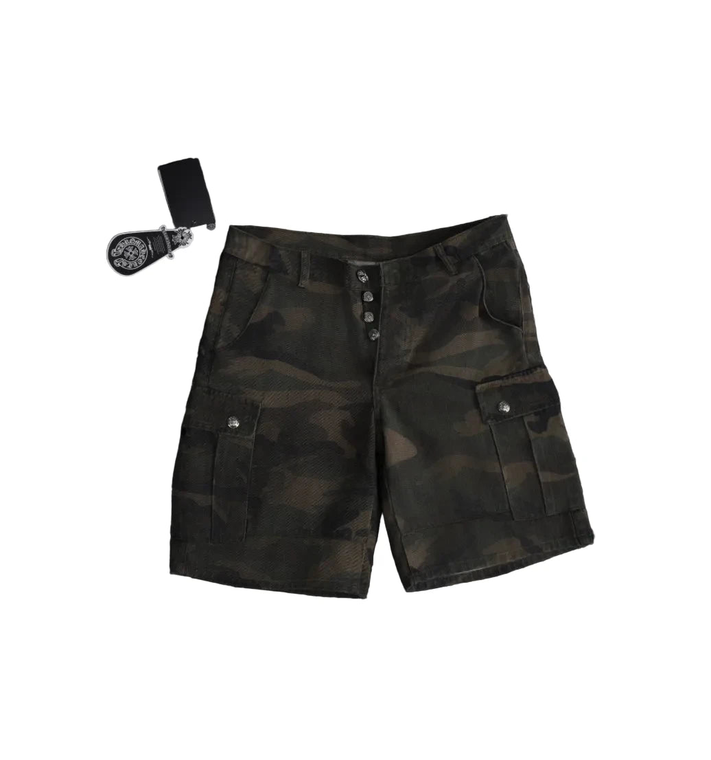 SHORT CAMO CHROME HEARTS