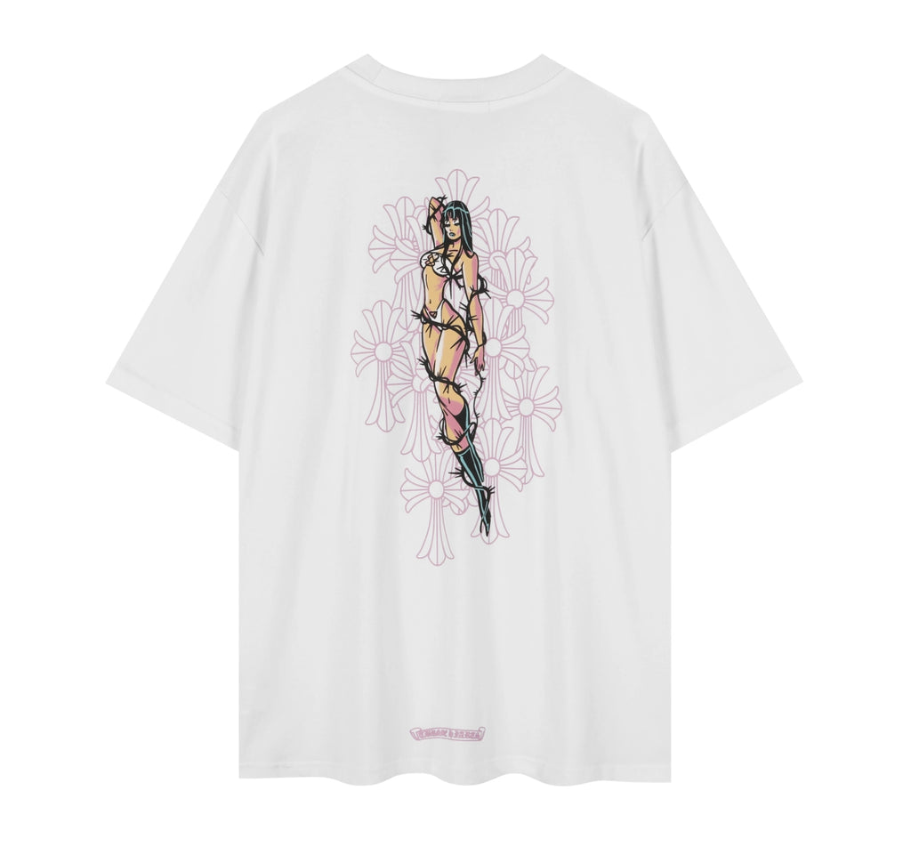 PLAYERA CHROME HEARTS DEADLY DOLL
