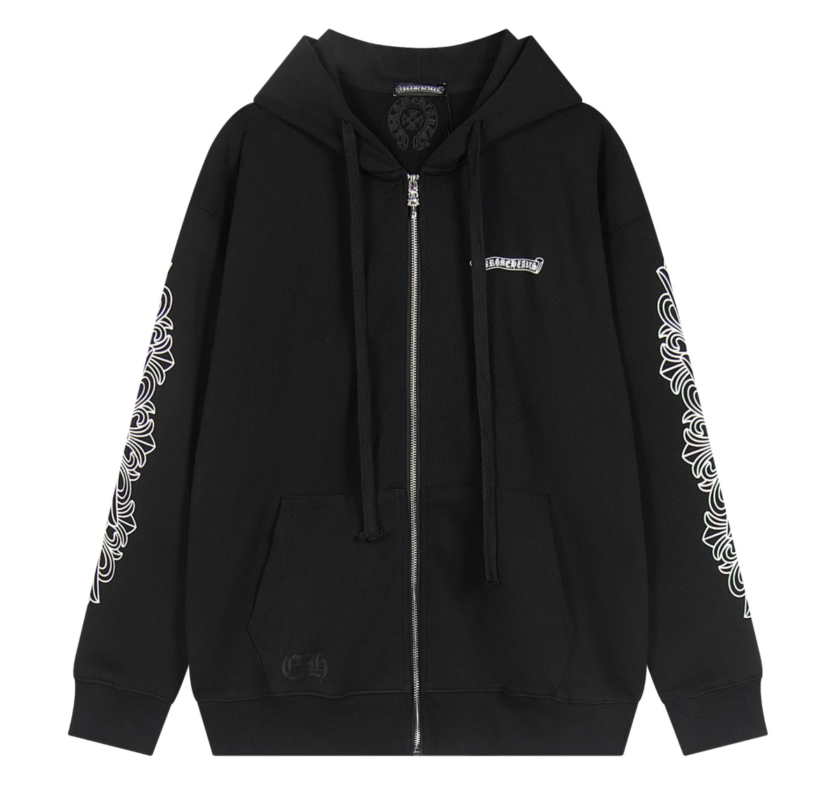 HOODIE ZIPPER CHROME HEARTS