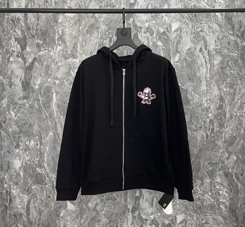 HOODIE ZIPPER CHROME HEARTS