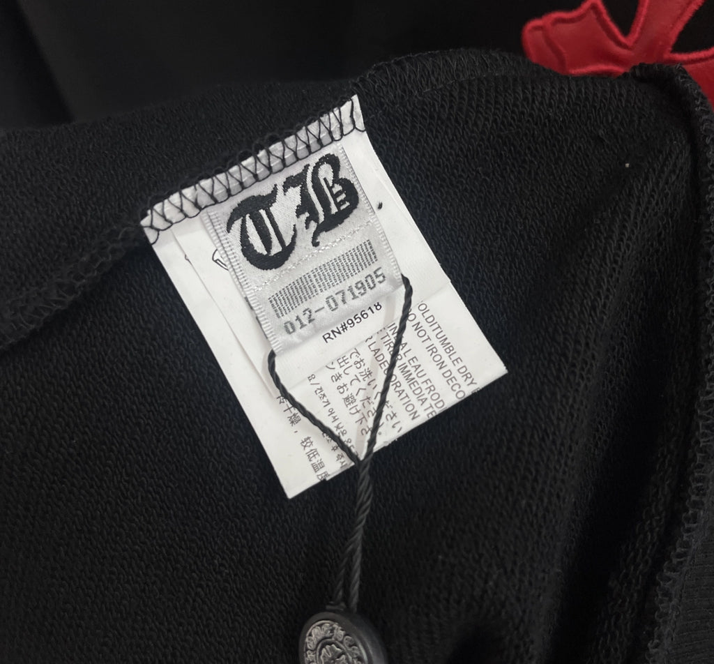 HOODIE ZIPPER CHROME HEARTS