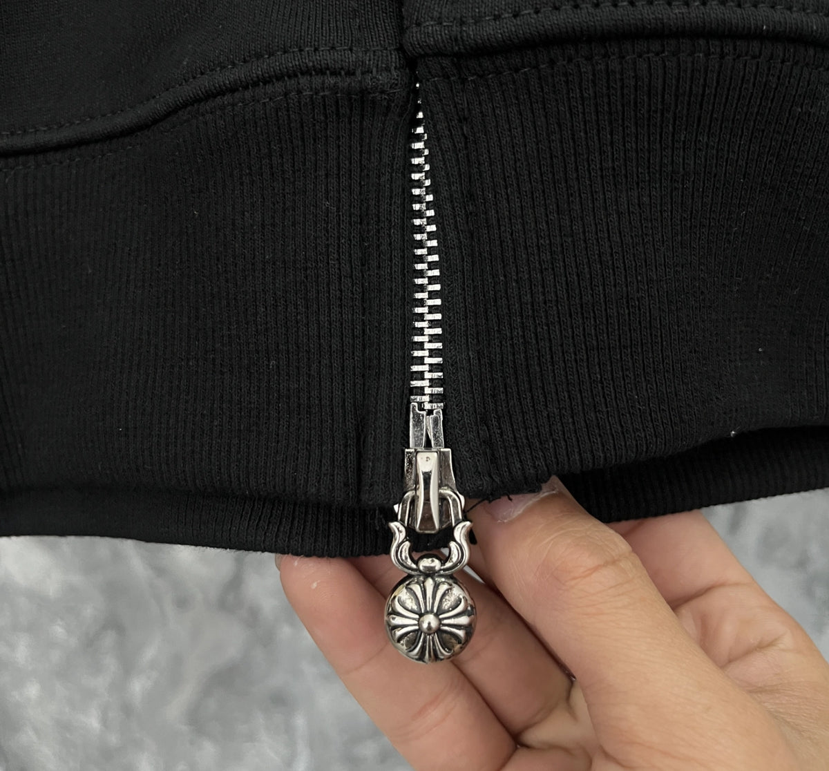 HOODIE ZIPPER CHROME HEARTS
