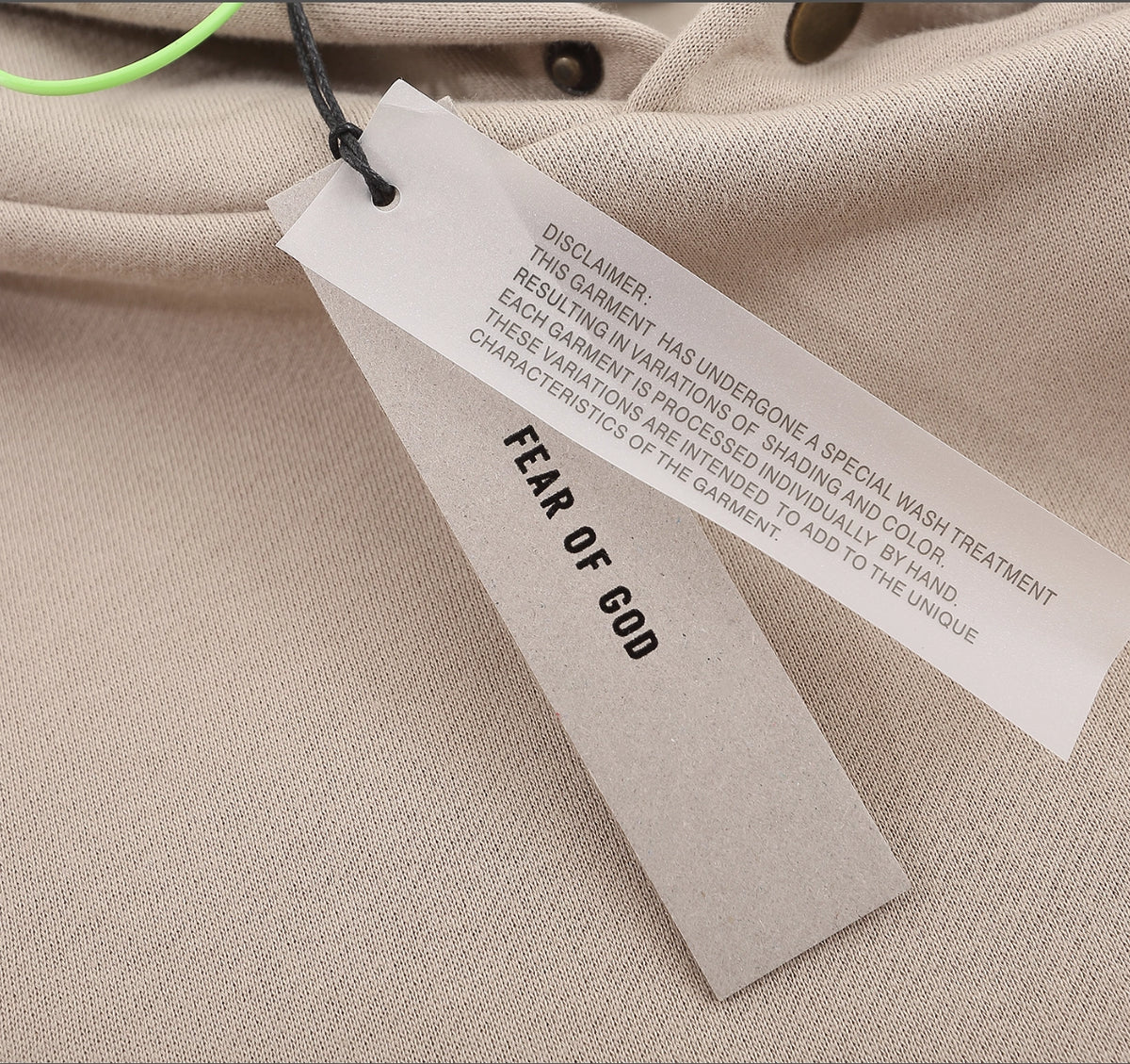 HOODIE FEAR OF GOD ETERNAL