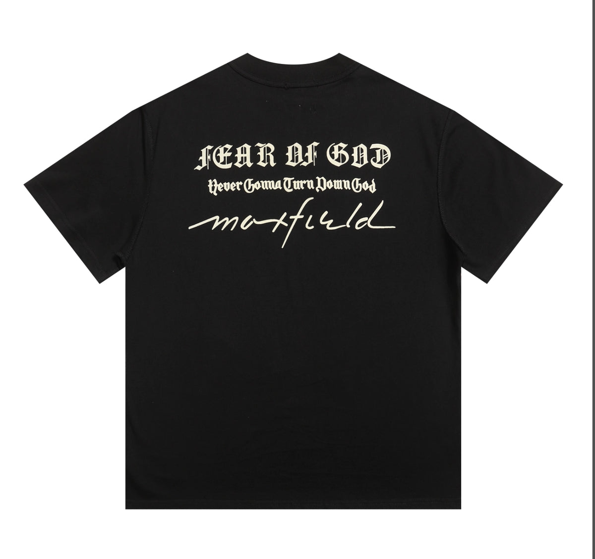 PLAYERA FEAR OF GOD X MAXFIELD