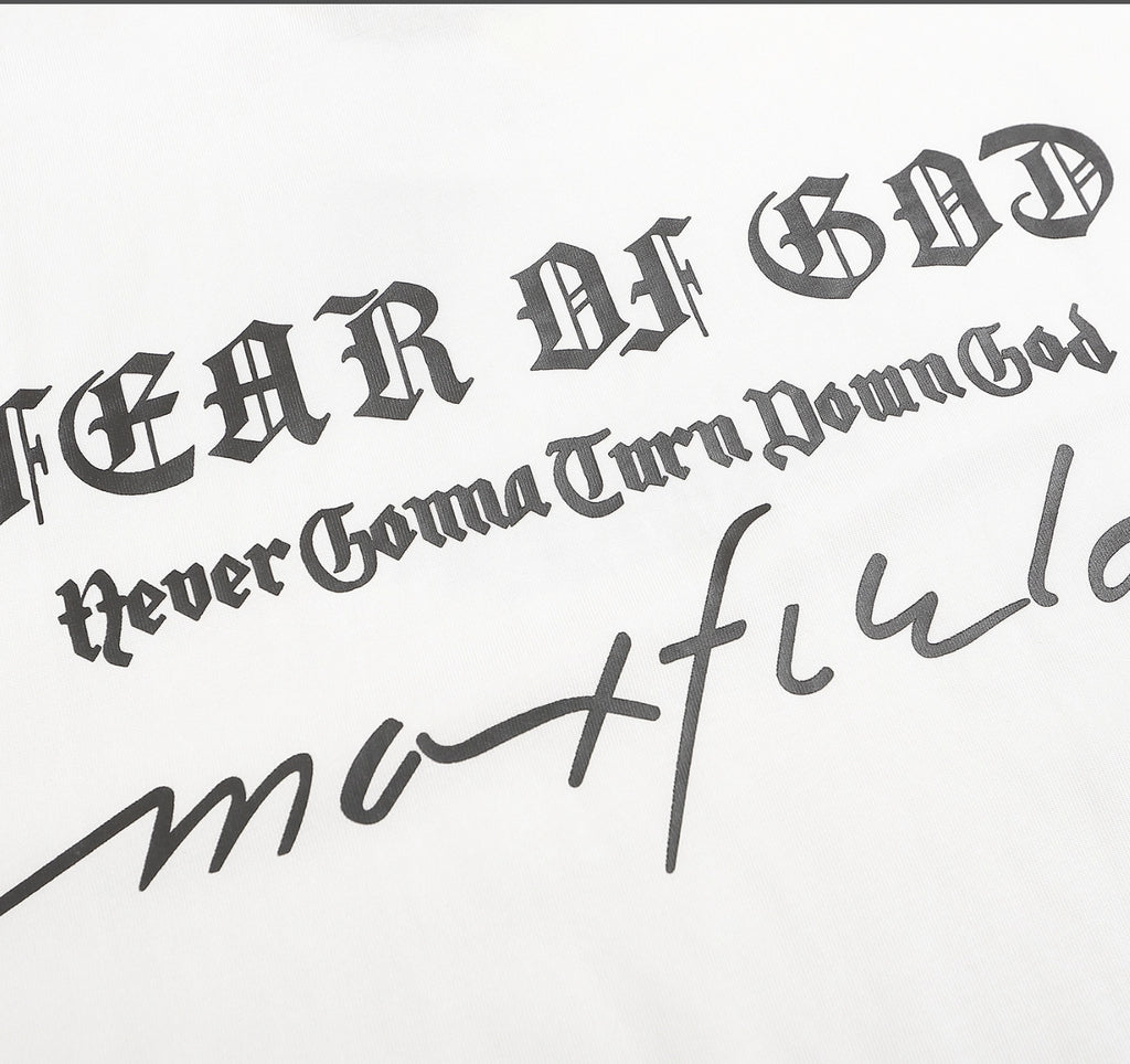 PLAYERA FEAR OF GOD X MAXFIELD