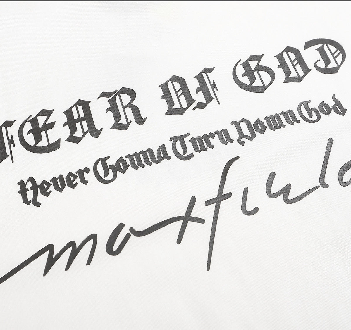 PLAYERA FEAR OF GOD X MAXFIELD