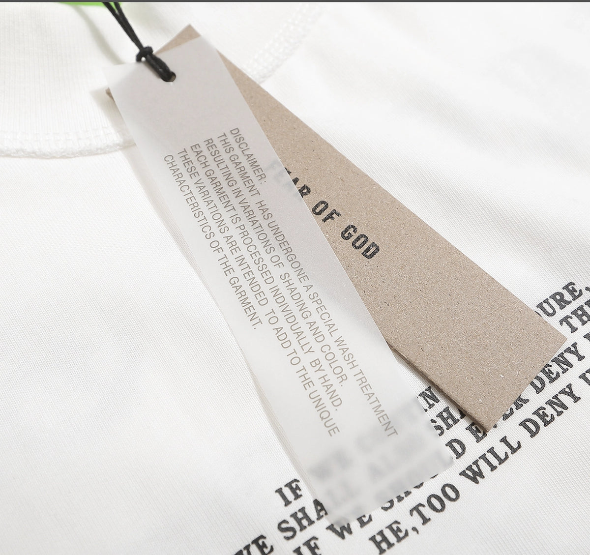 PLAYERA FEAR OF GOD X MAXFIELD