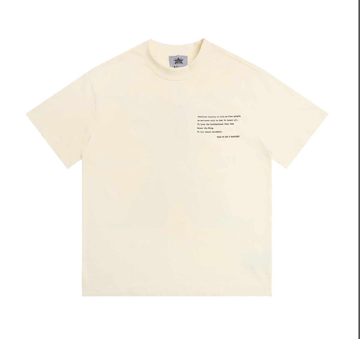 PLAYERA FEAR OF GOD BARRIERS