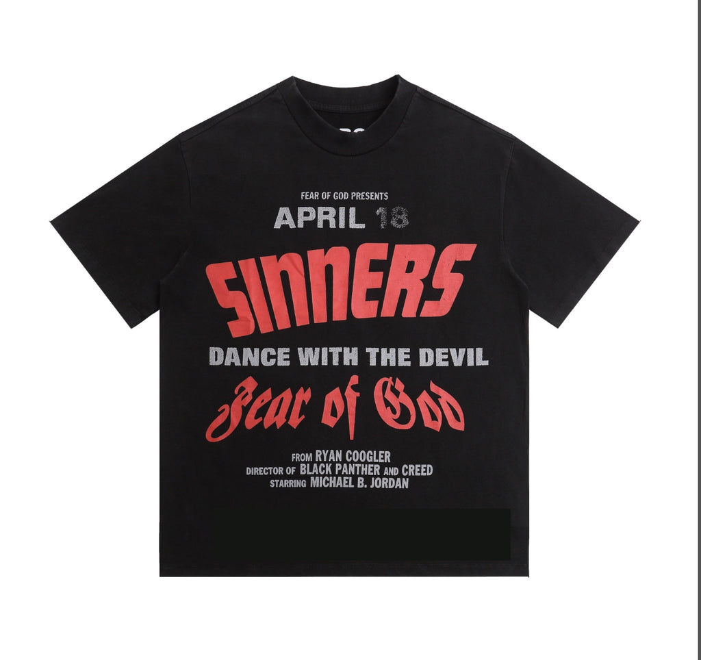 PLAYERA FEAR OF GOD SINNERS
