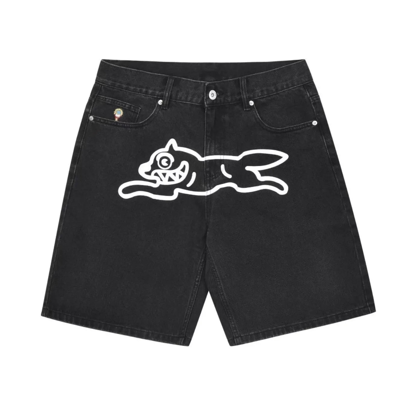 SHORT ICE CREAM WHITE DOG