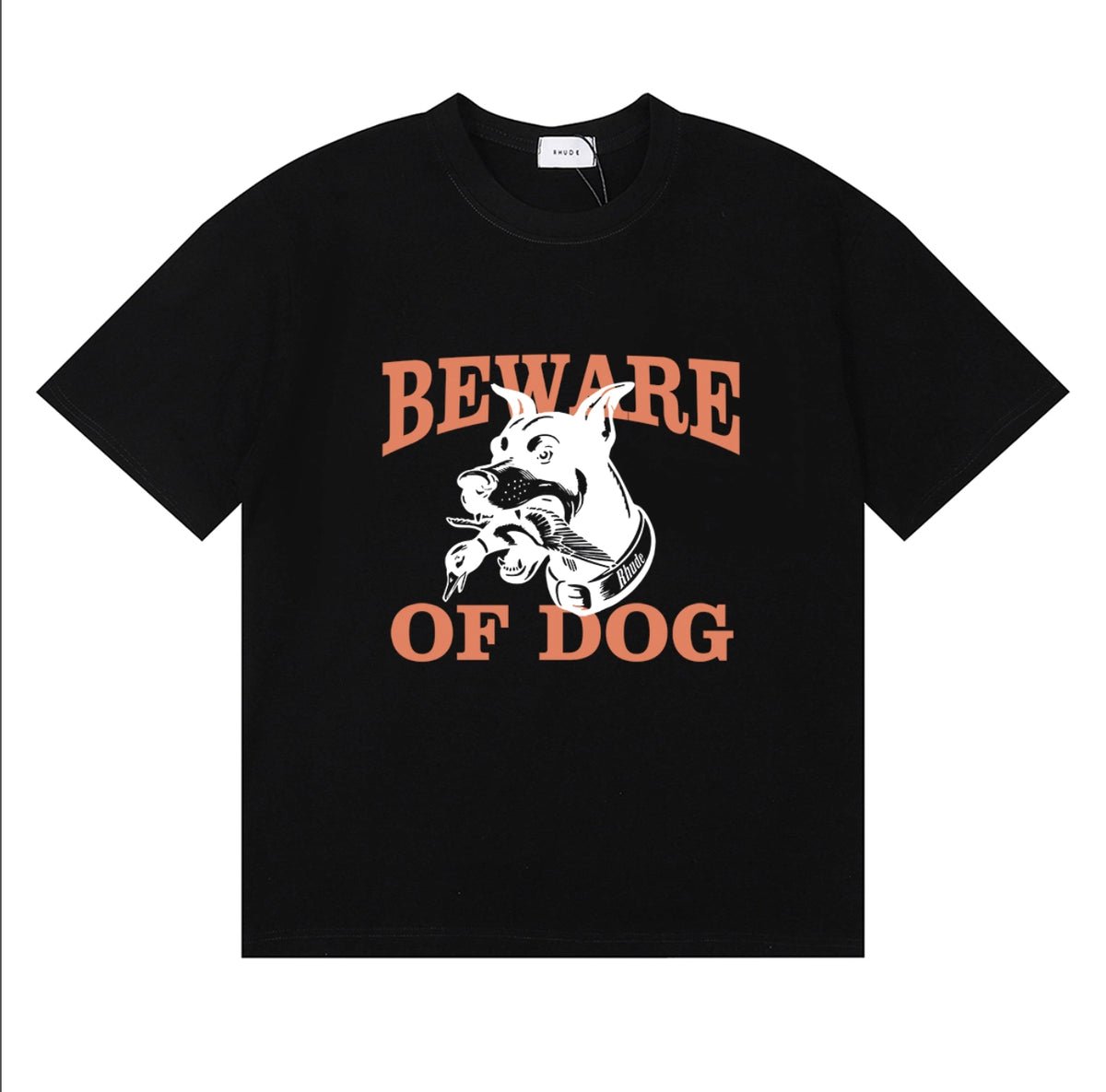 PLAYERA RHUDE BEWARE OF DOG