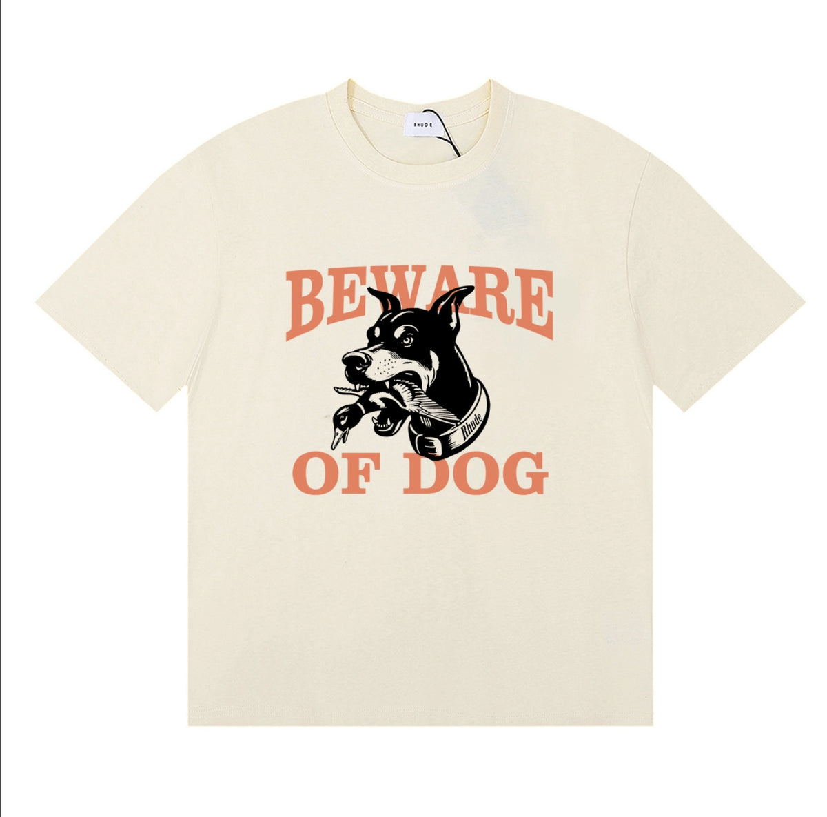 PLAYERA RHUDE BEWARE OF DOG