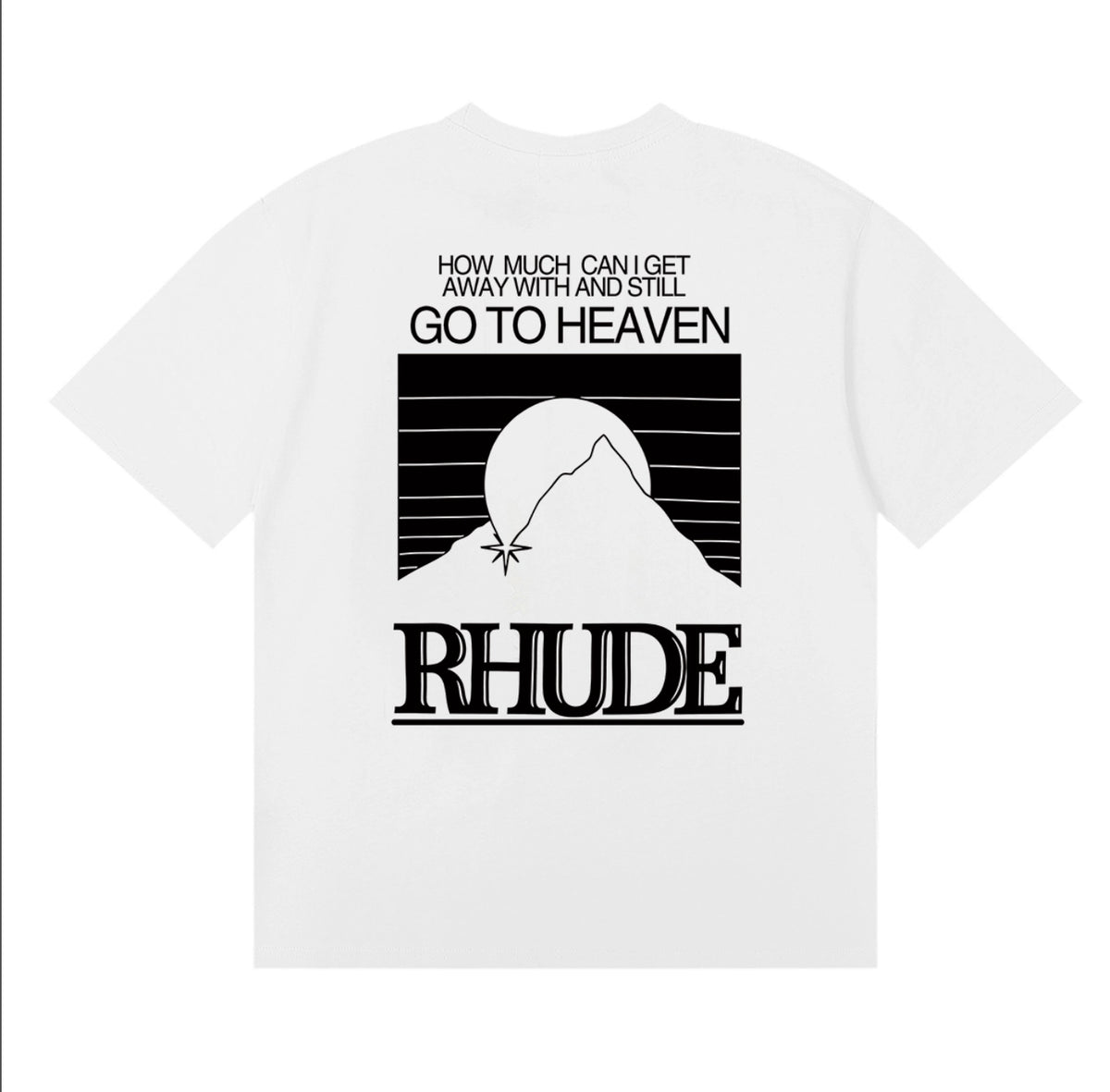 PLAYERA RHUDE GO TO HEAVEN
